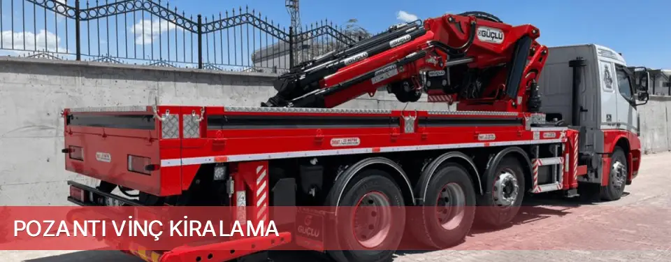 Pozantı İlçemi Vinç Kiralama